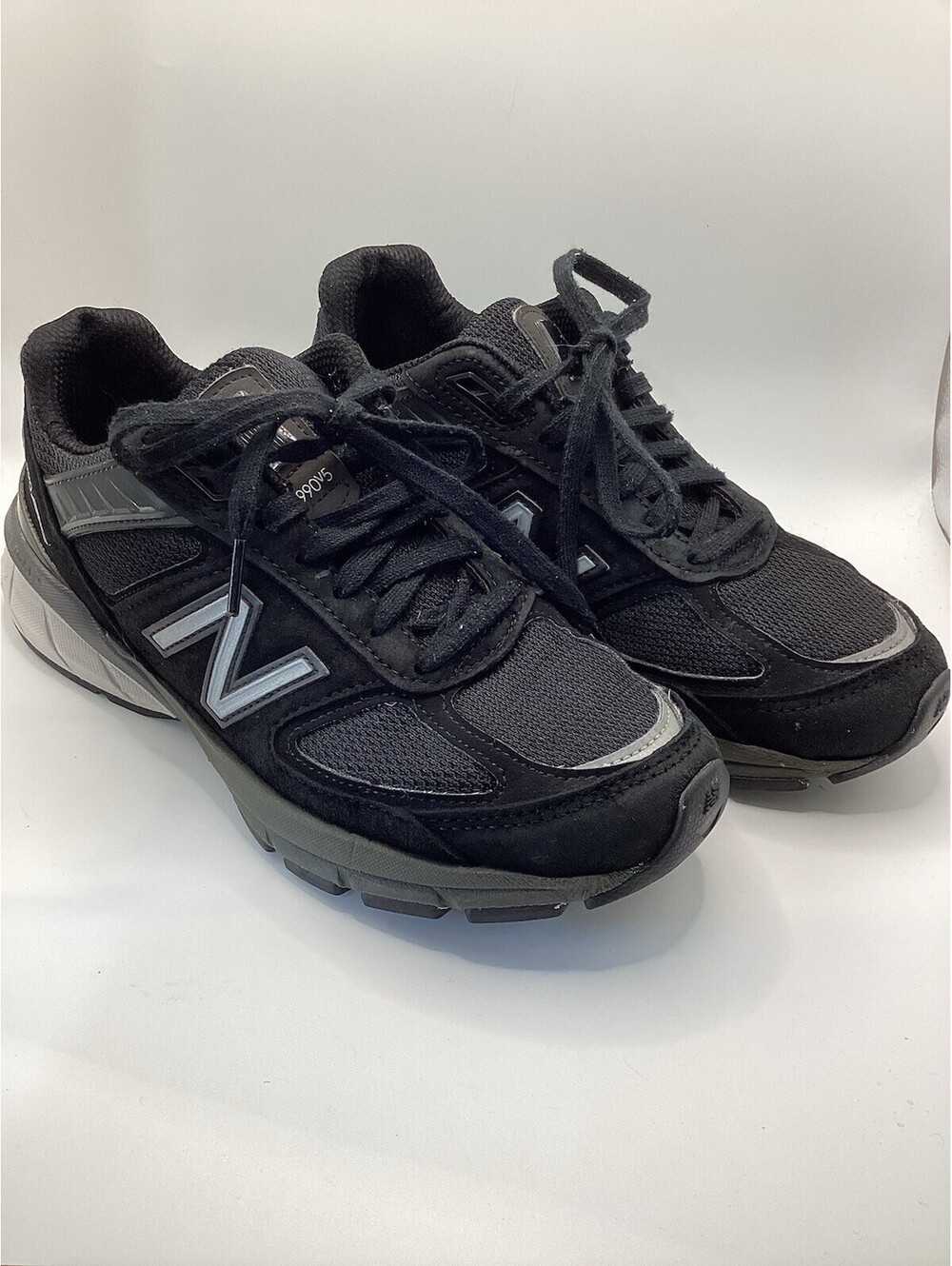 New Balance 990v5 Men's Black Sneakers Size 7 Made in USA Athletic Shoes